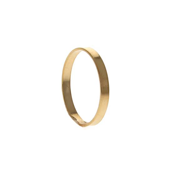 Gold Stack Ring Flat Band Ring 14kt Gold Filled 2mm Wide | Etsy | Etsy (US)