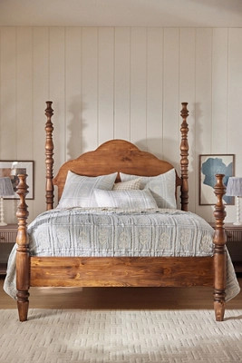 Spindle Four-Poster Bed | Anthropologie (US)