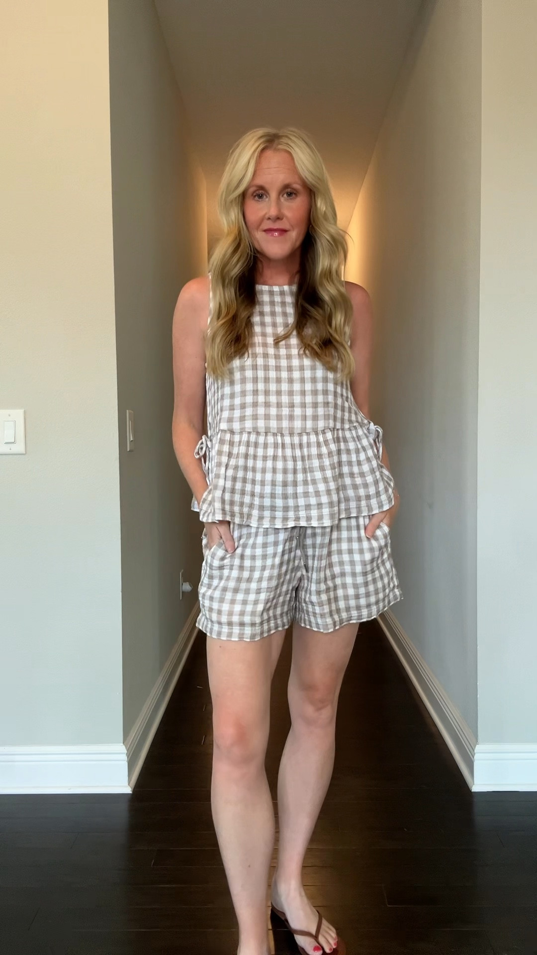 A gingham print matching set for spring & summer is a staple in my closet and this one from LOFT is so cute! 

#LTKOver40 #LTKSeasonal #LTKootd