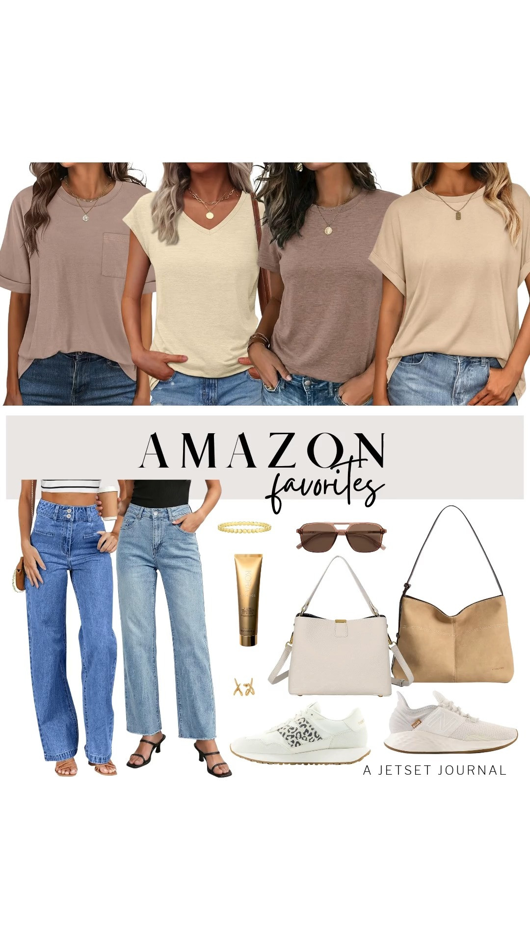 Look at these Amazon Favorites I’ve discovered! Stylish tops from ANRABESS and Zeagoo are popular this week. AUTOMET’s oversized tee and a V-neck shirt are here, too! We are also loving GRAPENT straight-leg jeans and the SHESTORY leather shoulder bag. This week’s favorite finds also include KORA's top-selling exfoliating mask. 

 #LTKSeasonal #LTKSaleAlert #LTKTravel