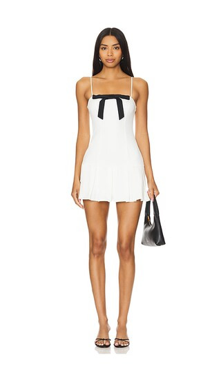 Brea Mini Dress in White | Revolve Clothing (Global)