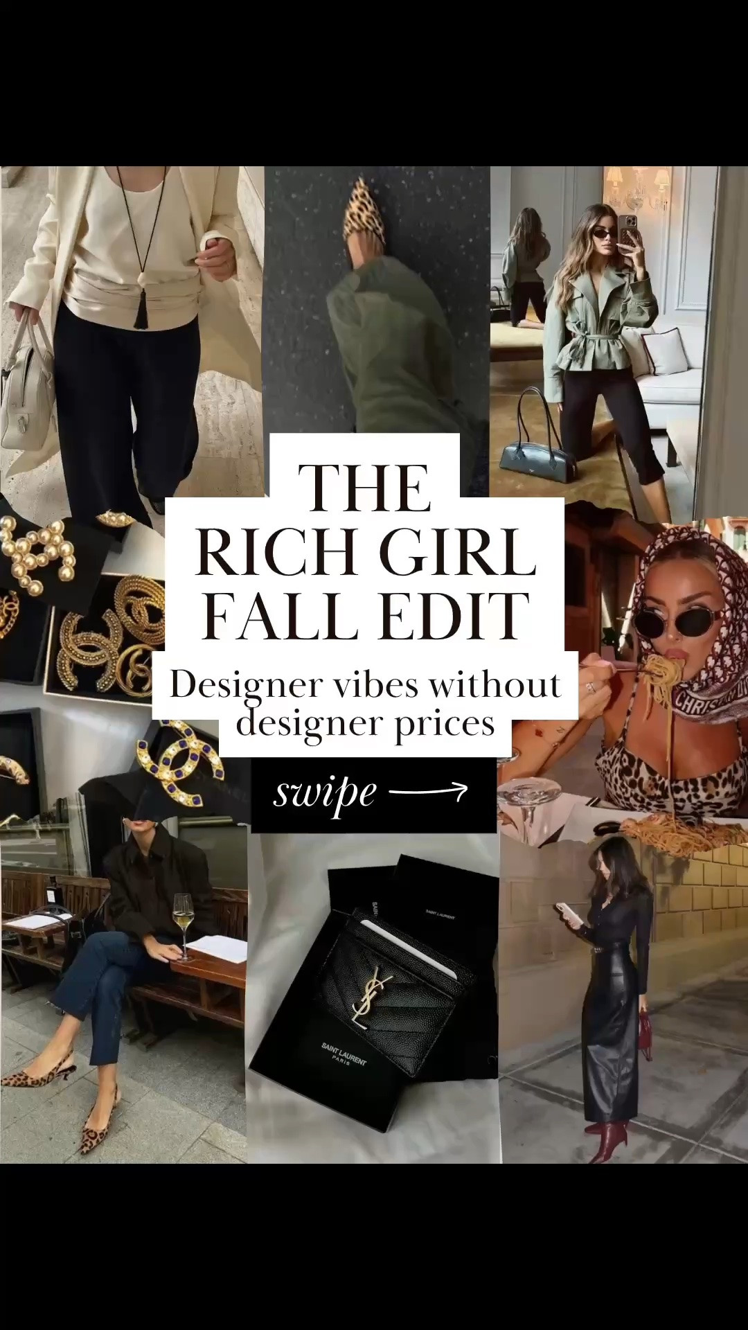 Rich Girl Fall Edit! Designer inspired finds on a budget