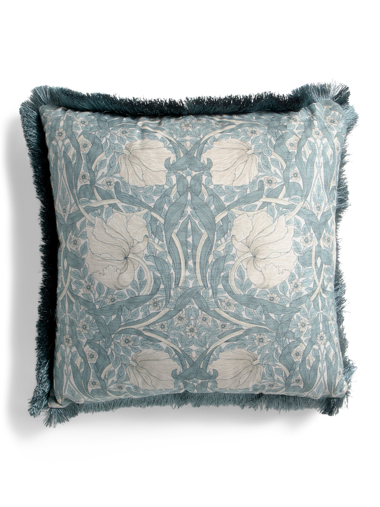 20x20 Pimpernel Floral Print Fringe Pillow | TJ Maxx
