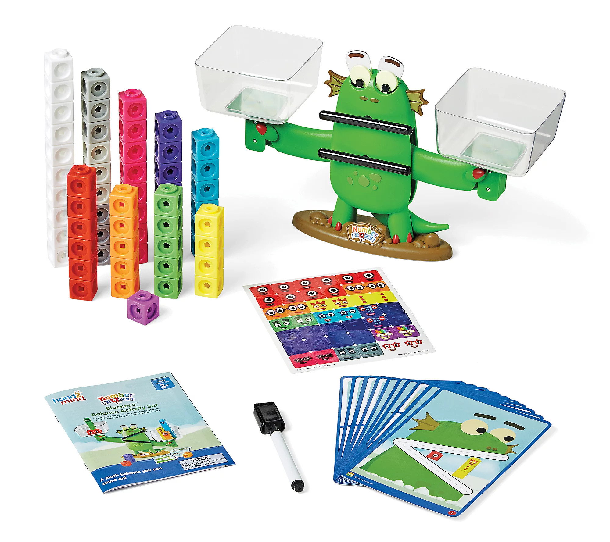 Hand2Mind Numberblocks Blockzee Balance Activity Set | QVC