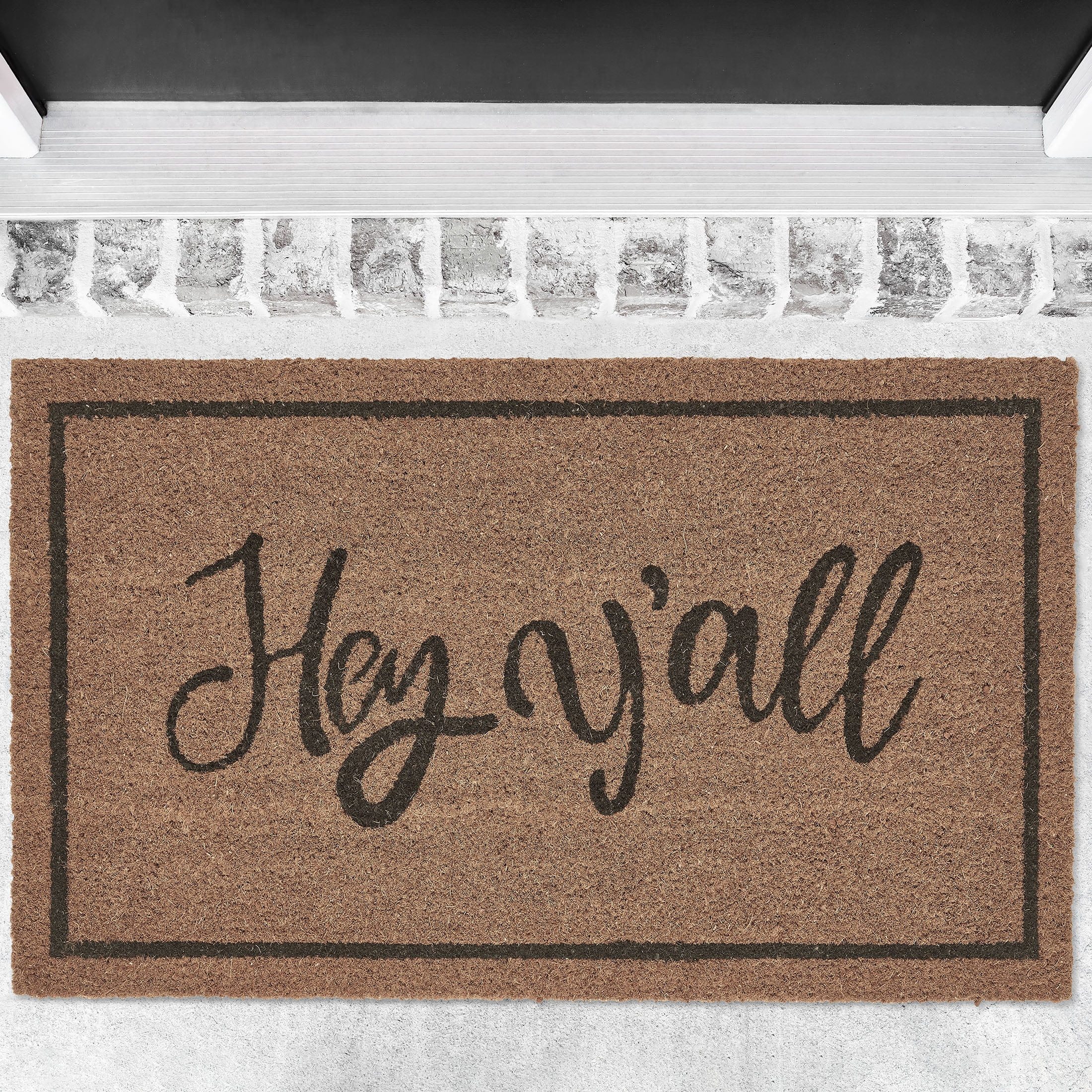 My Texas House Hey Y'all Coir Doormat, 30" x 48" | Walmart (US)