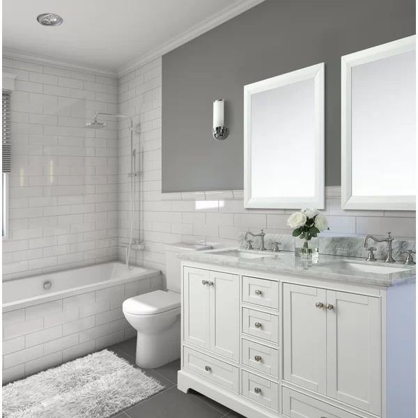Ellinger 60" Double Bathroom Vanity Set | Wayfair North America