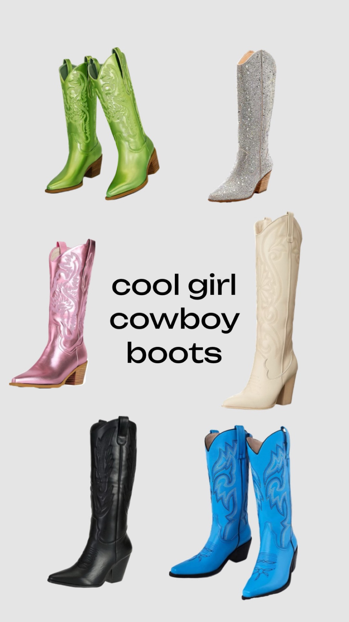cool cowgirl boots, colorful fun cowboy boots on amazon, reasonably priced boots

#LTKunder100 #LTKFind #LTKunder50