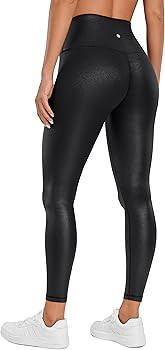 Butterluxe Matte Faux Leather Leggings for Women 25''/28'' - High Waisted Stretch Ankle Leather P... | Amazon (US)