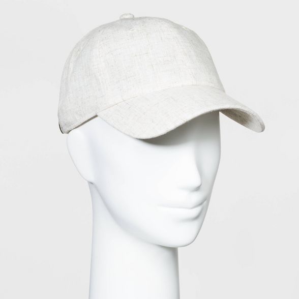 Women's Baseball Natural Linen - Universal Thread™ White One Size | Target