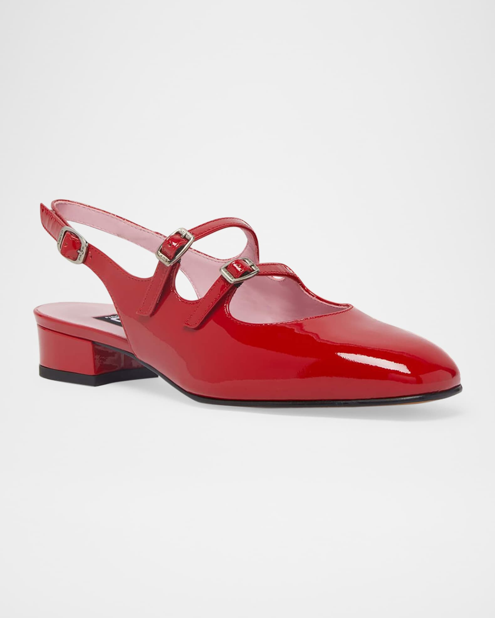 CAREL Peche Mary Jane Slingback Ballerina Pumps | Neiman Marcus