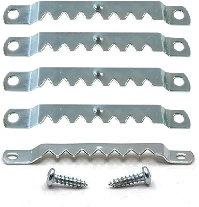 10 Pack - Large Sawtooth Hangers with Screws - Canvas Hanger - Sawtooth Hanger | Amazon (US)