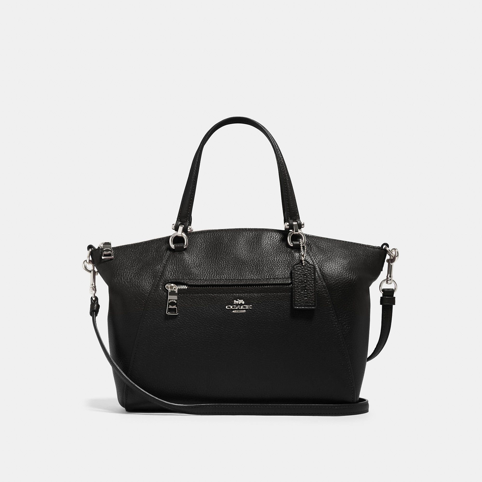 Coach Prairie Satchel - Women's - Sv/Black | Coach Outlet