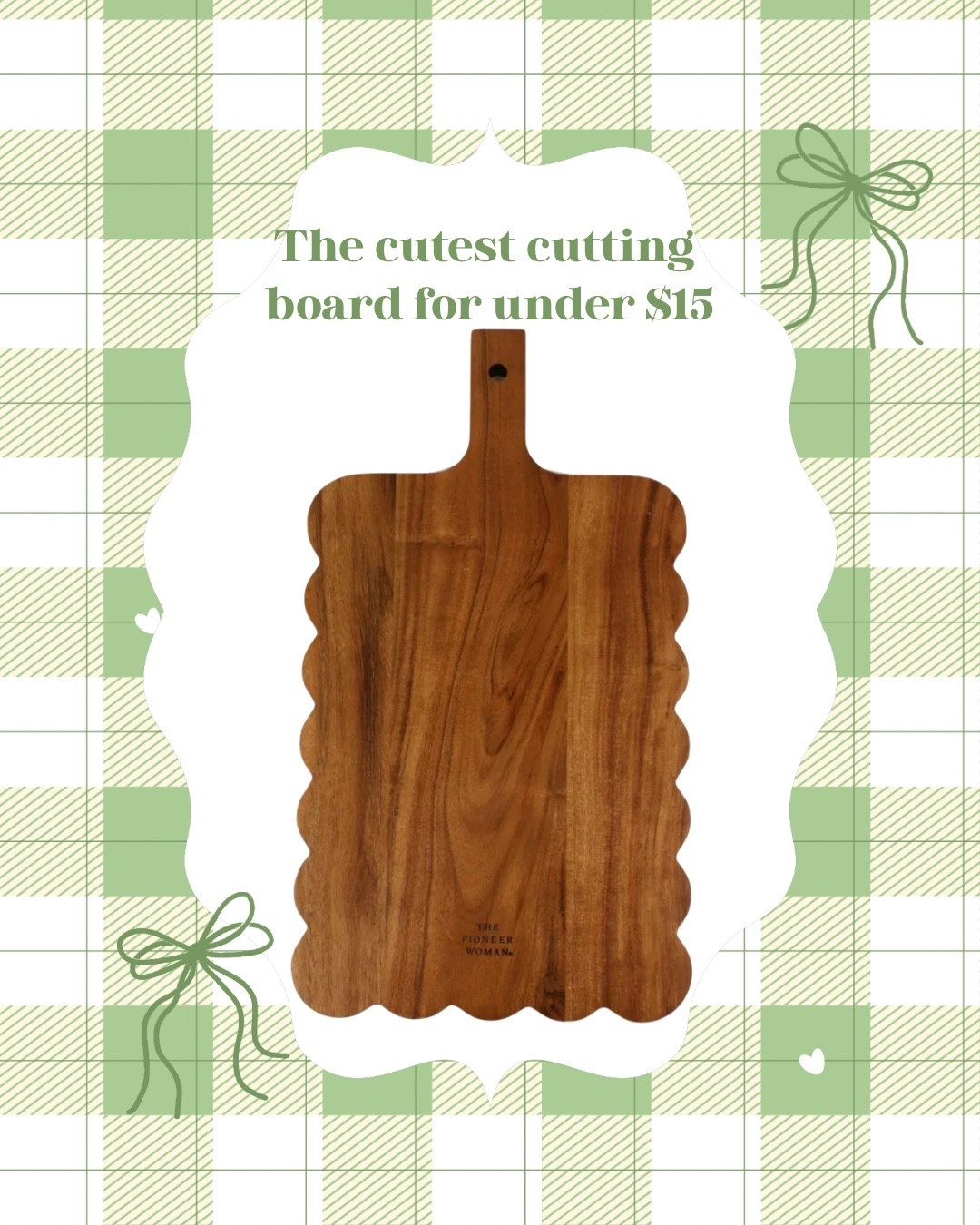 The cutest cutting board ever, would make a great gift for any woman in your life or for a favorite things party gift idea 

#LTKGiftGuide #LTKSeasonal #LTKHoliday