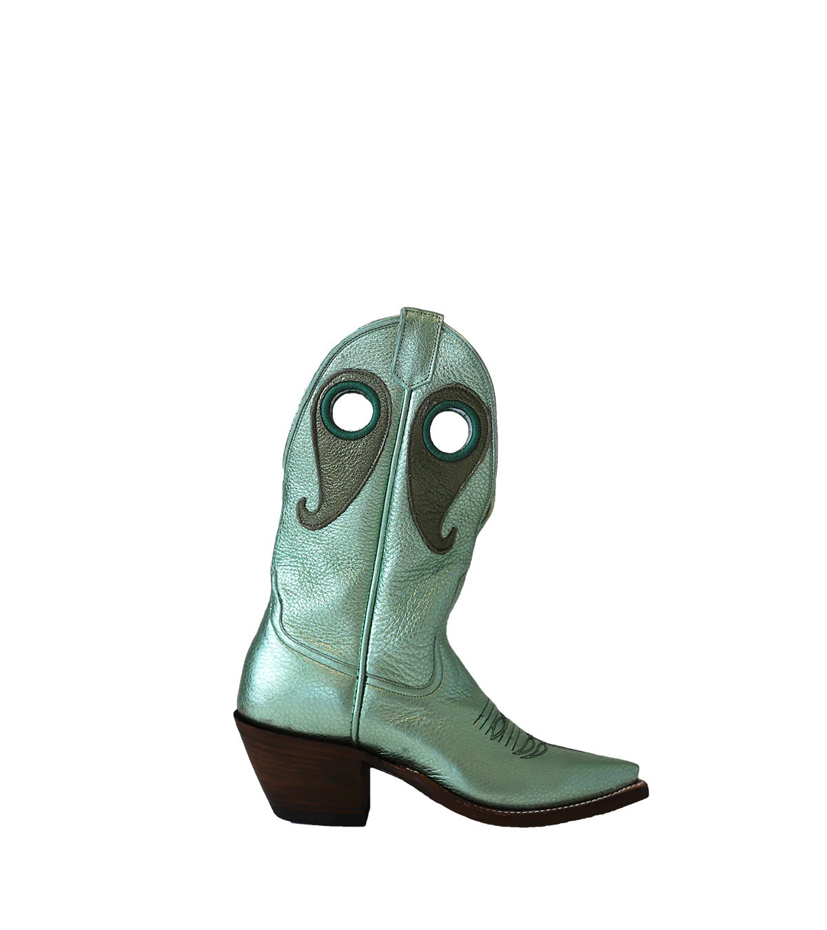 Molly Metallic Green | Luxury Fashion Women's Cowboy Boots | Miron Crosby | Miron Crosby