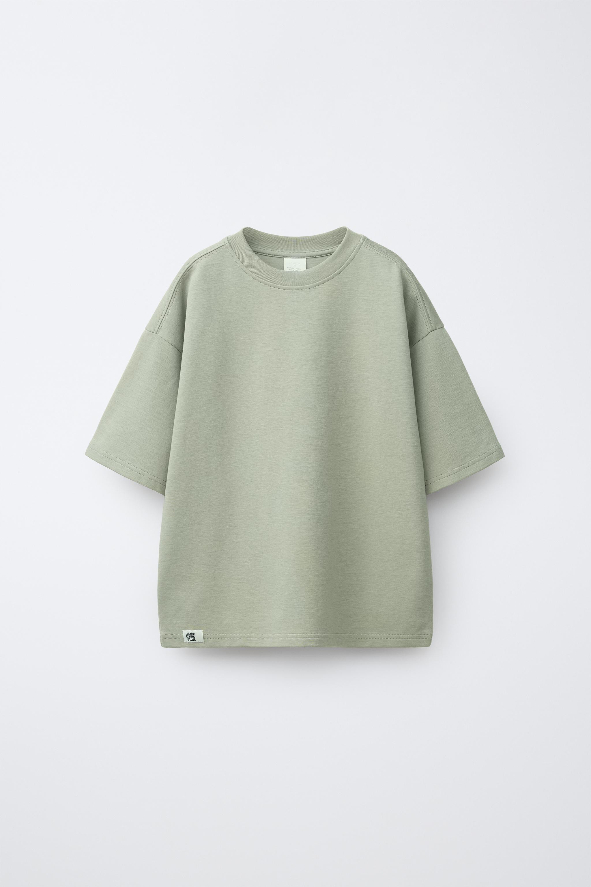 INTERLOCK PLAIN T-SHIRT | Zara US