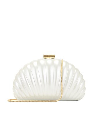 Monet Pearlized Shell Clutch | FWRD 