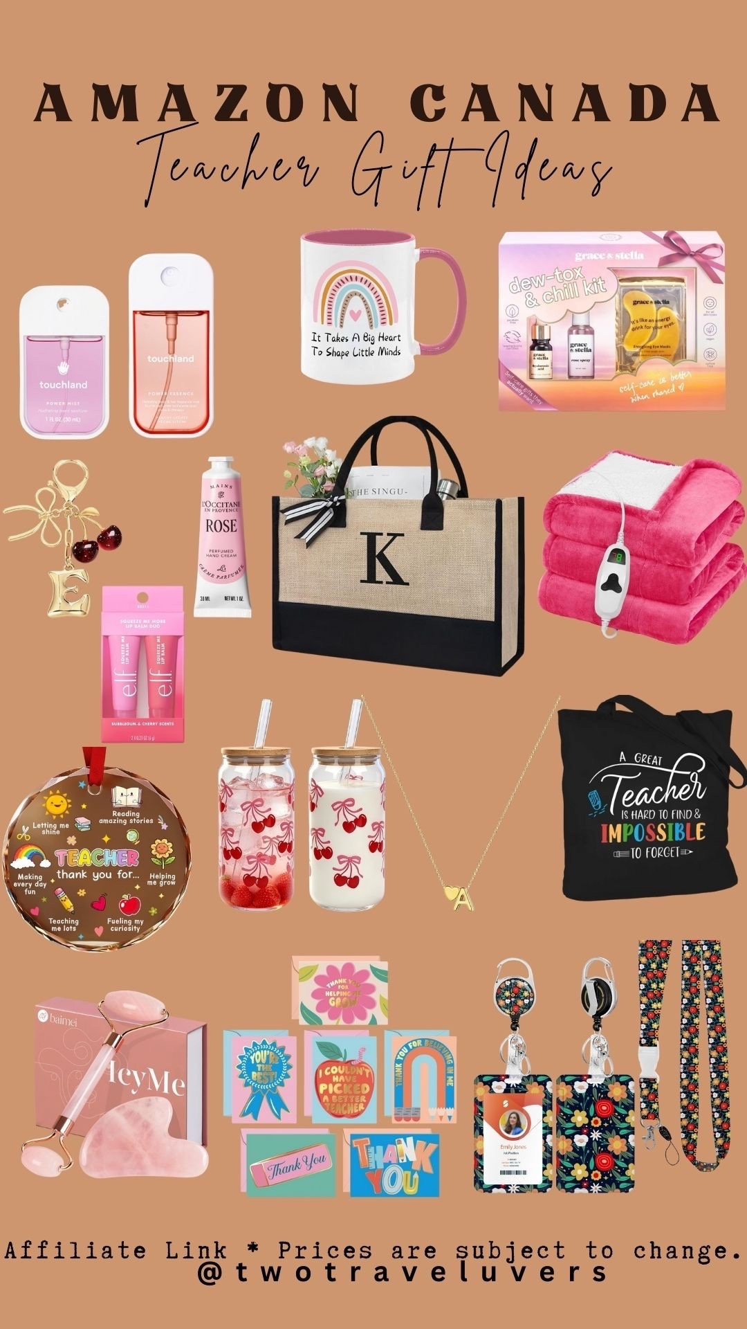 Cutest gift ideas for teachers 

#teachers #gifts #giftsforteachers #amazonfinds #amazoncanada #canadianmom #torontomoms #oakville #toronto 

gifts for teachers, appreciation gifts, christmas gifts for teachers 

#LTKcanada #LTKholiday #LTKgiftguide