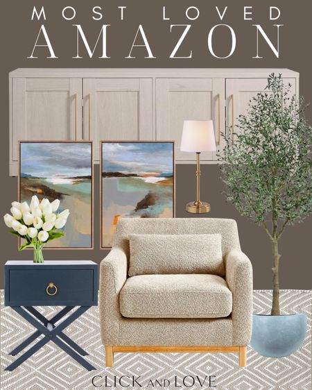 Most loved Amazon home items from last week! I love this accent chair and side table. They would work in many different spaces in your home! I also love this LED table lamp. A great under $50 find. 

Amazon finds, Amazon home, home decor, olive tree, pot for faux plant, faux tulips, Amazon must haves, tv stand, console, buffet, neutral rug, woven rug, diamond weave area rug, wall art, artwork, faux plants, led lamp

#LTKfindsunder50 #LTKhome #LTKfindsunder100