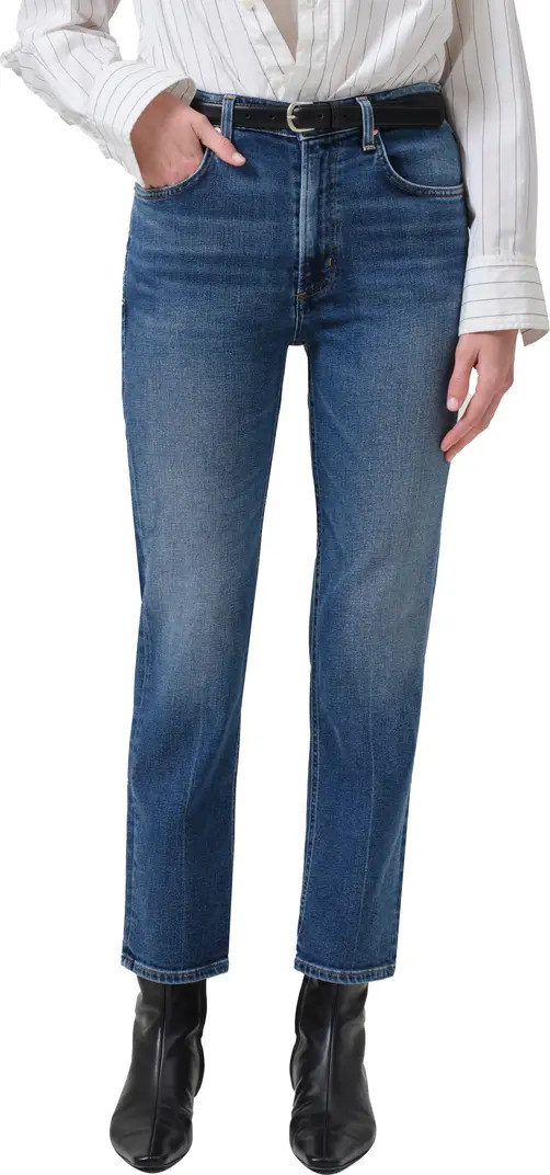 Zurie High Waist Nonstretch Ankle Jeans | Nordstrom