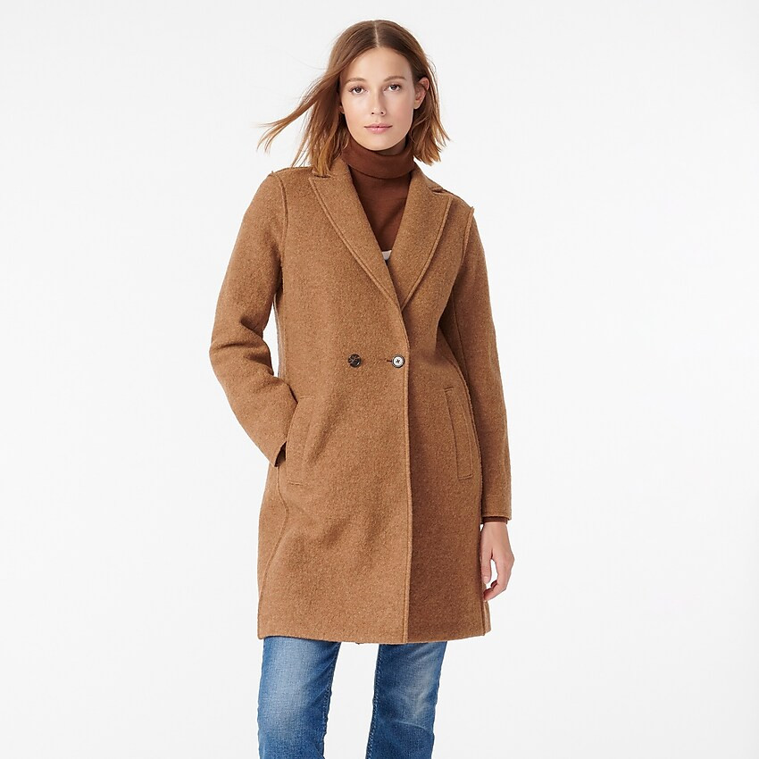 Daphne topcoat in Italian boiled wool | J. Crew US