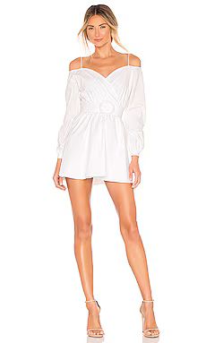 MORE TO COME Leia Off Shoulder Dress in White from Revolve.com | Revolve Clothing (Global)