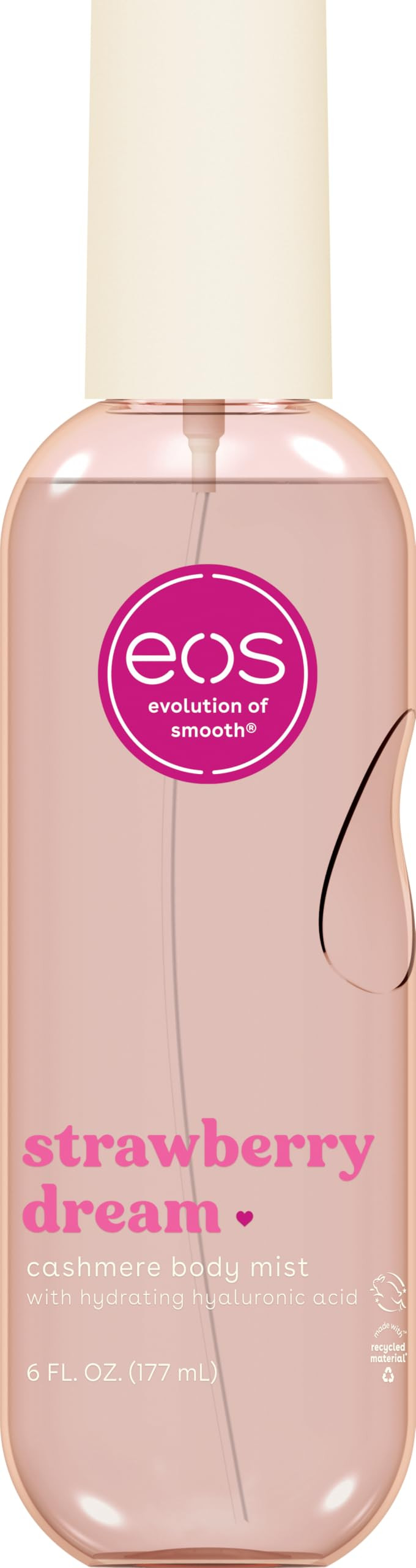 eos Cashmere Body Mist, Strawberry Dream, Body Spray for Women, Strawberry Perfume, Hair Mist, Mo... | Amazon (US)