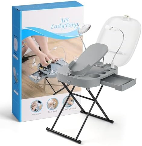 Pedicure Stool The Pedicure Tools for Easy at-Home Pedicures Adjustable Pedicure Foot Rest, Mothe... | Amazon (US)