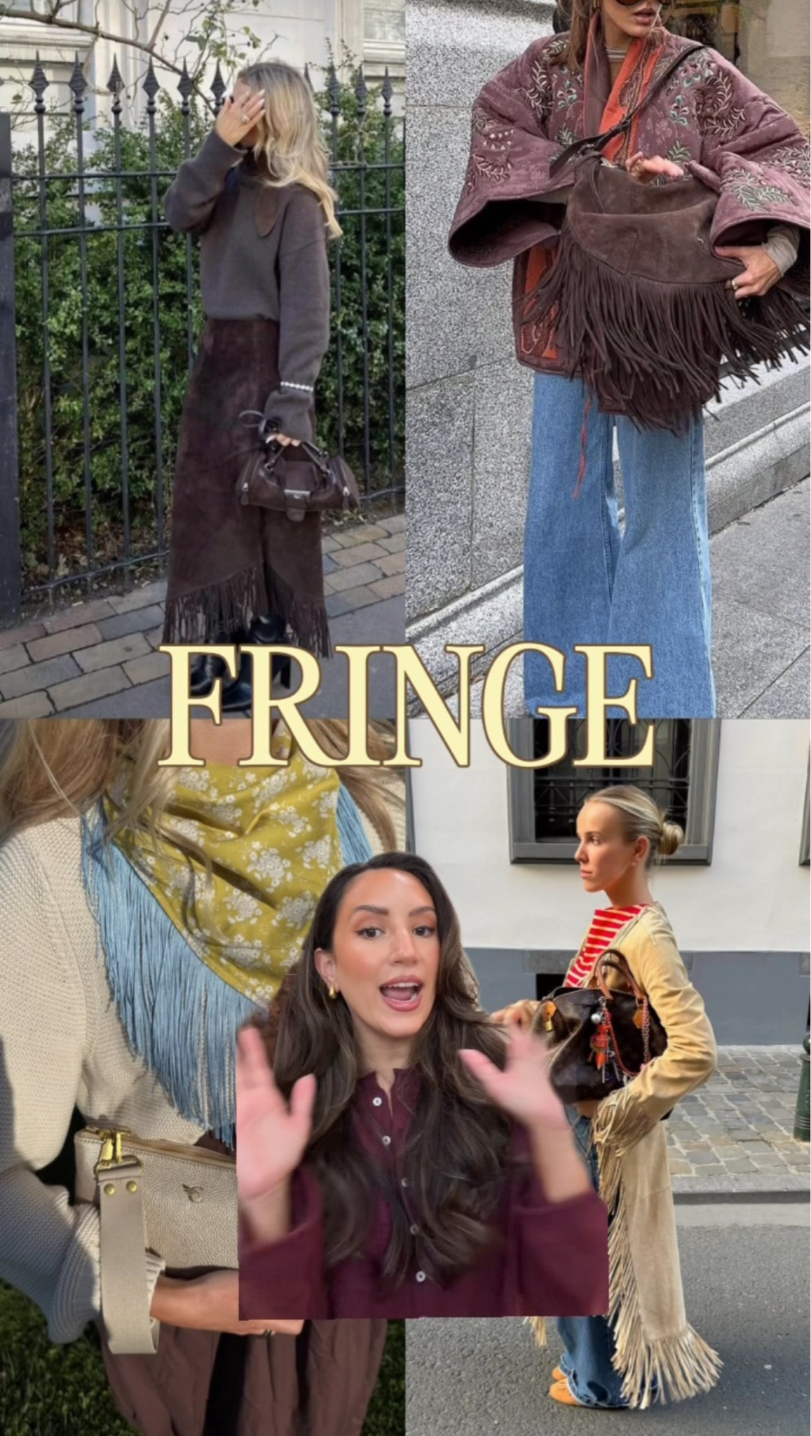 Fall fashion trend alert! Love seeing all the fringe pieces from skirt and tops, to scarves and bags!

#LTKootd #LTKSeasonal #LTKPetite