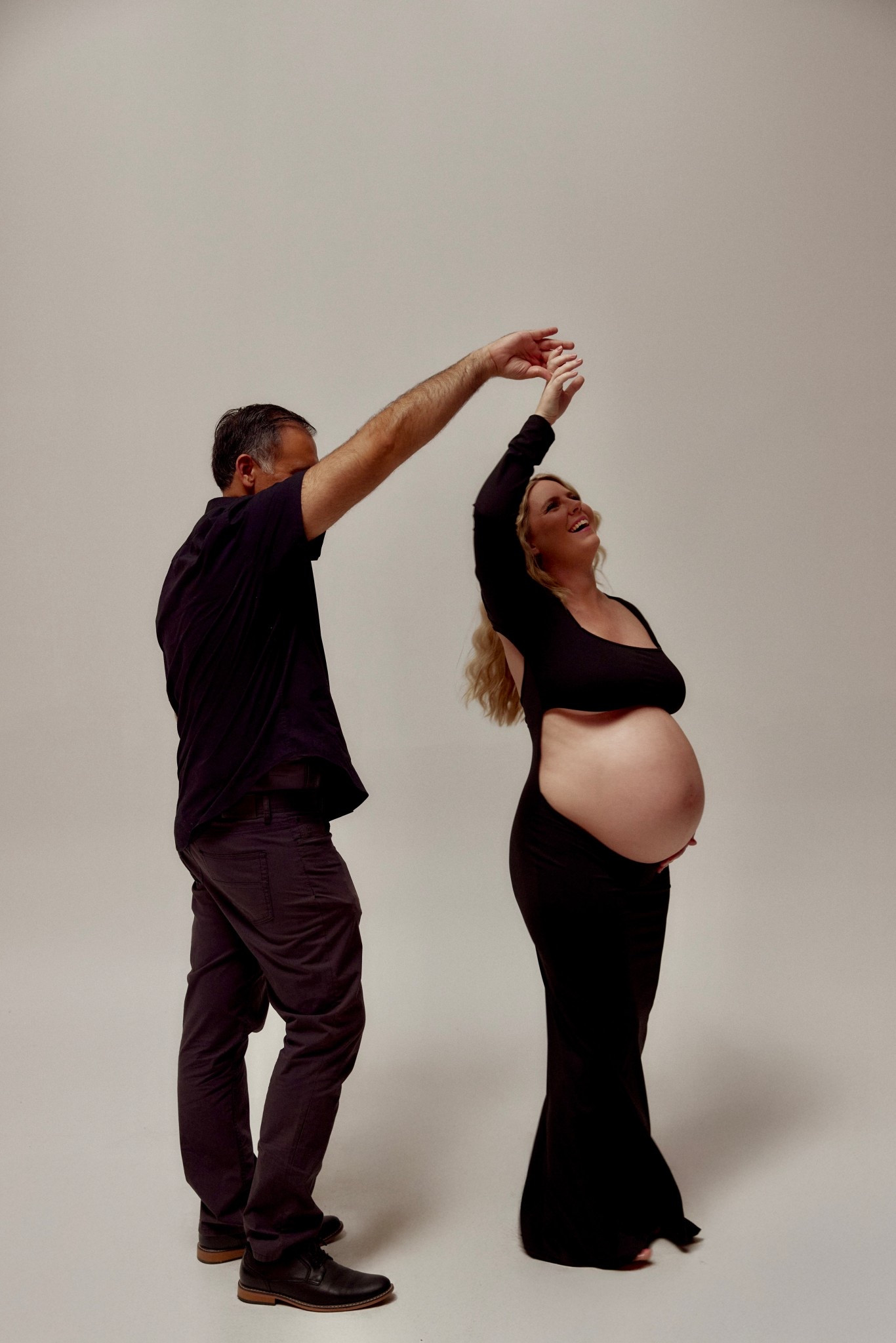 Absolutely loving our editorial maternity photos! Linking the dress I found to pull this look together. 🫶

#LTKFindsUnder100 #LTKBump