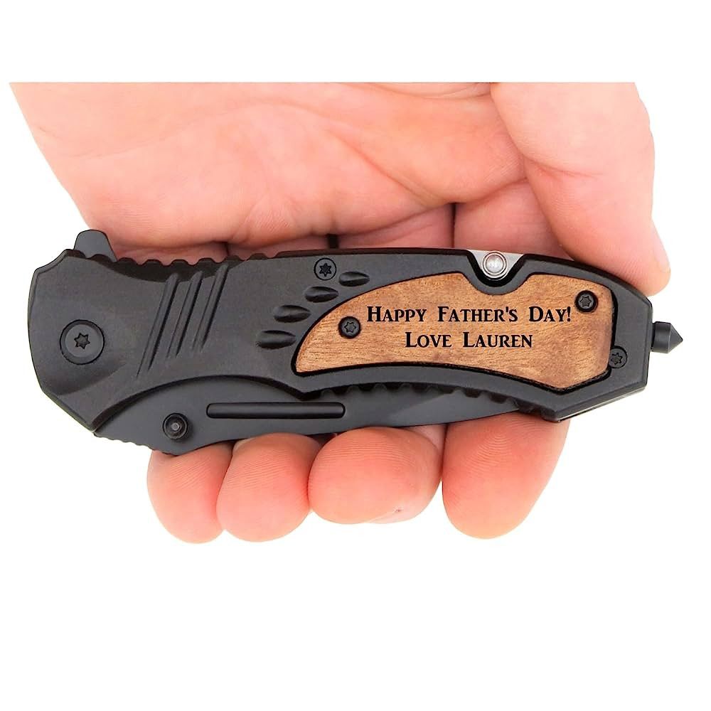 Engraved Pocket Knife For Everyday Carry, Perfect Personalized Gift for Valentine's Day, Pocket K... | Amazon (US)