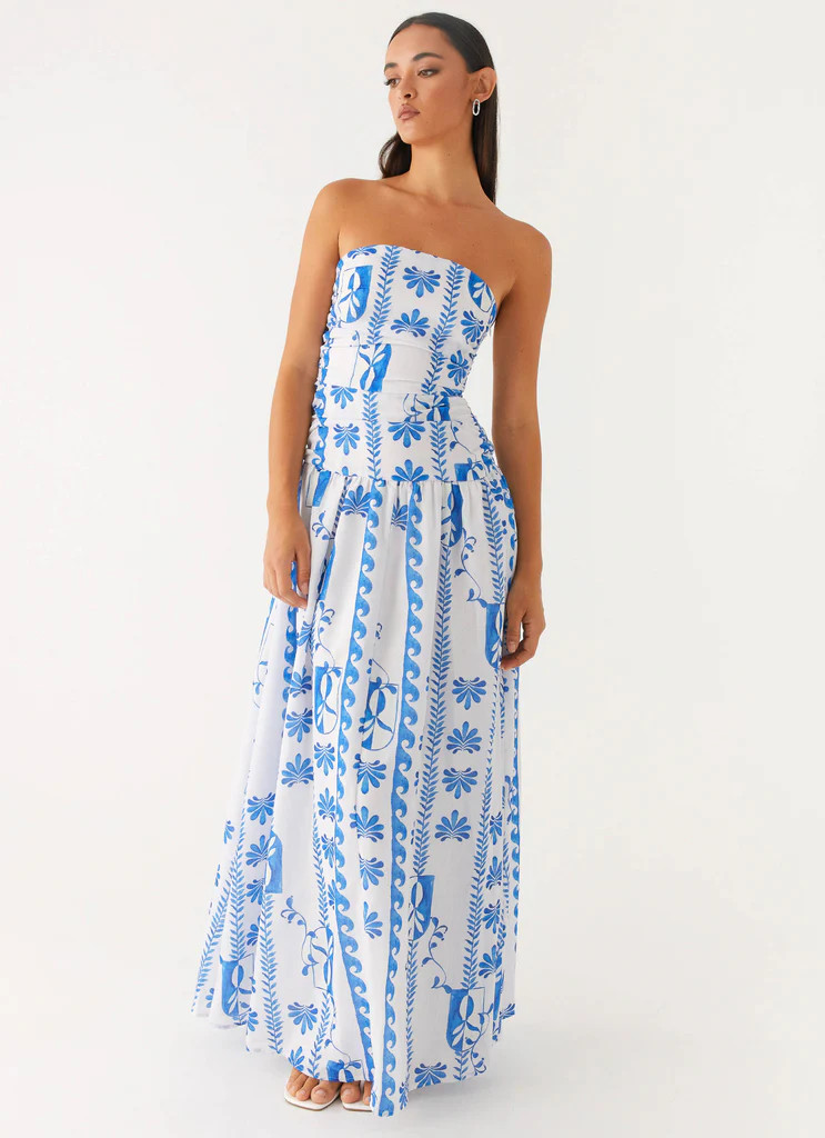 Carmel Maxi Dress - Floral Wave | Peppermayo (Global)