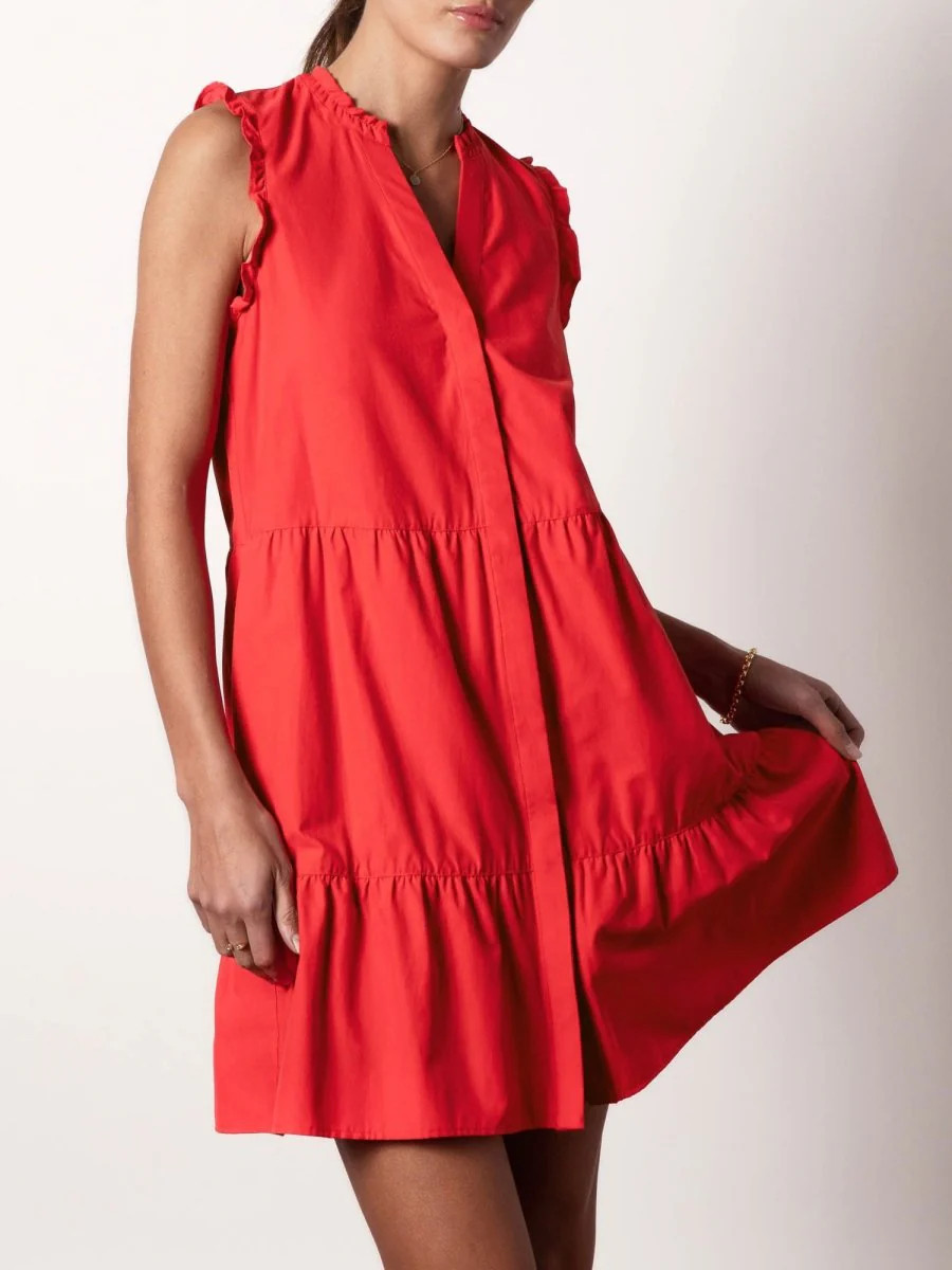 Women's Viola Dress in Poppy | Brochu Walker | Brochu Walker