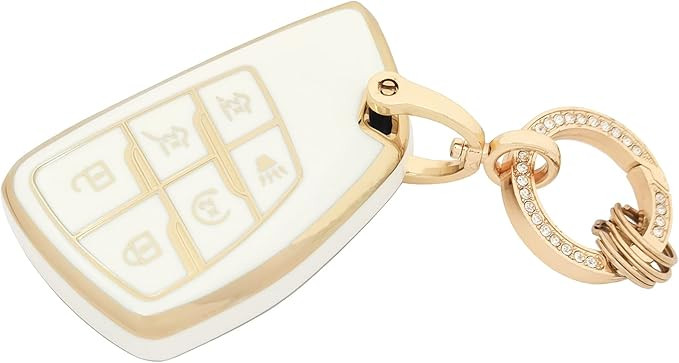 Key Fob Cover for Chevy/GMC Key Shell Case Compatible with 2022 2021 Chevrolet Chevy Suburban Tah... | Amazon (US)