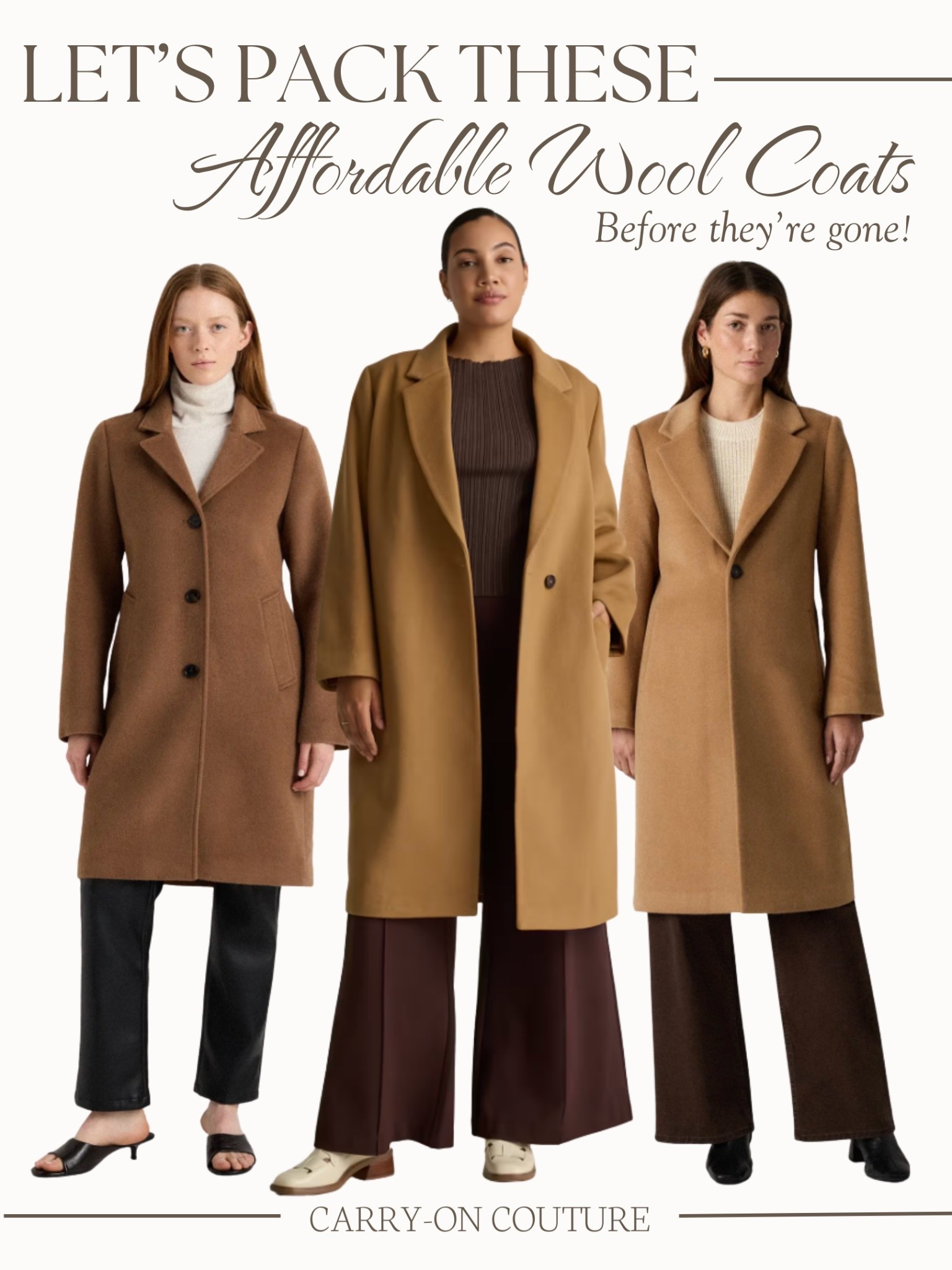 It’s only January, but wool coats are selling out fast!  Don’t miss your chance to get a great deal on these beautifully crafted wool and wool blend coats.  (Other colors available!)

#LTKTravel #LTKOver40