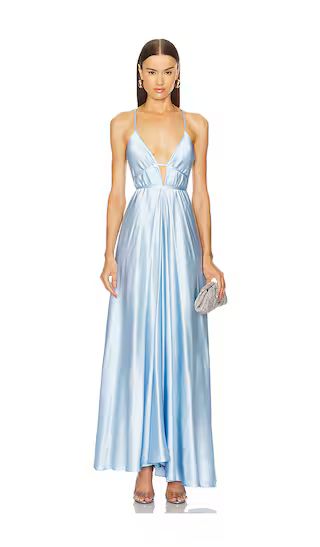 x REVOLVE Willow Gown in Baby Blue | Revolve Clothing (Global)