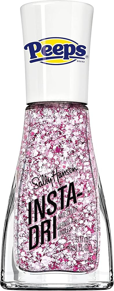 Sally Hansen Insta Dri Fast Dry Nail Polish, PEEPS Sparkly Wild Berry, 0.31 fl oz | Amazon (US)