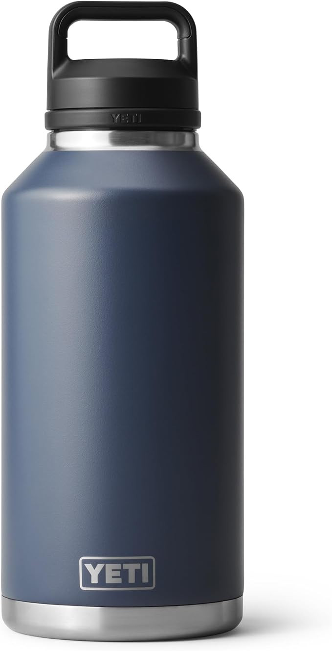 YETI Rambler 64 oz Bottle, Vacuum Insulated, Leakproof, Stainless Steel with Chug Cap, Navy | Amazon (US)