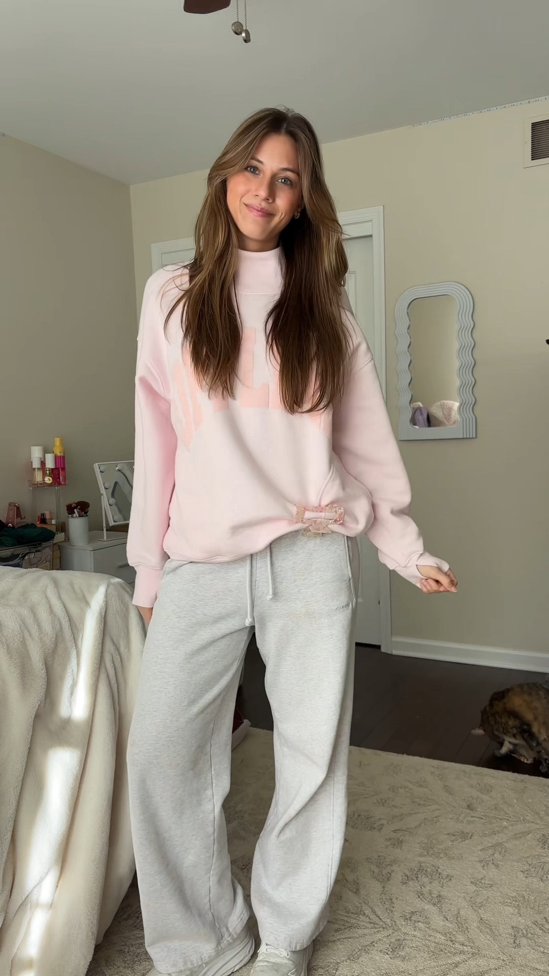 Pink mockneck outfit idea! Comfy and cozy winter outfitt

#LTKValentine #LTKootd #LTKselfcare