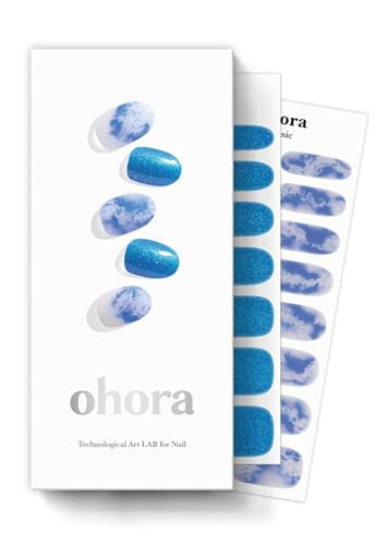 ohora Semi Cured Gel Nail Strips (N Drift) - Works with Any Nail Lamps, Salon-Quality, Long Lasting, Easy to Apply & Remove - Includes 2 Prep Pads, Nail File & Wooden Stick | Amazon (US)