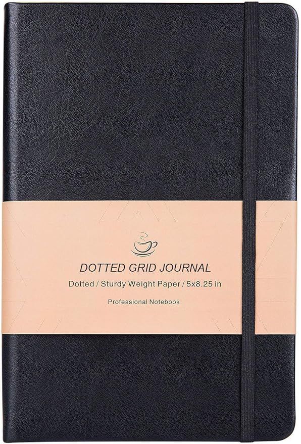 Dotted Grid Notebook/Journal - Dot Grid Hard Cover Notebook, Premium Thick Paper with Fine Inner ... | Amazon (US)