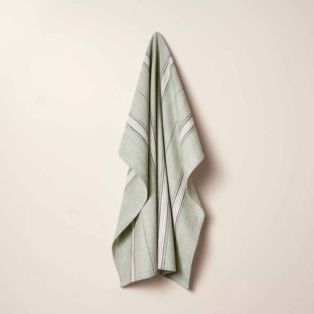 Twill Stripe Flour Sack Kitchen Towel Sage Green - Hearth & Hand™ with Magnolia | Target