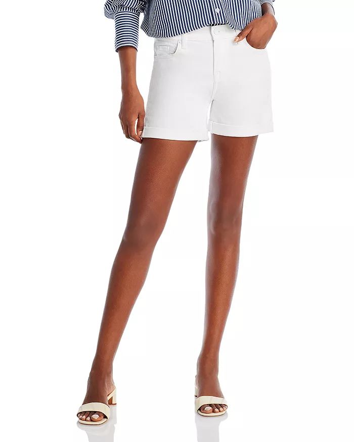 7 For All Mankind High Rise Roll Cuff Denim Shorts in Broken Twill Back to results -  Women - Blo... | Bloomingdale's (US)