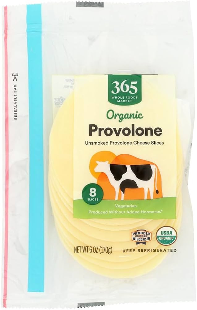 365 by Whole Foods Market Organic Sliced Provolone, 6 OZ | Amazon (US)