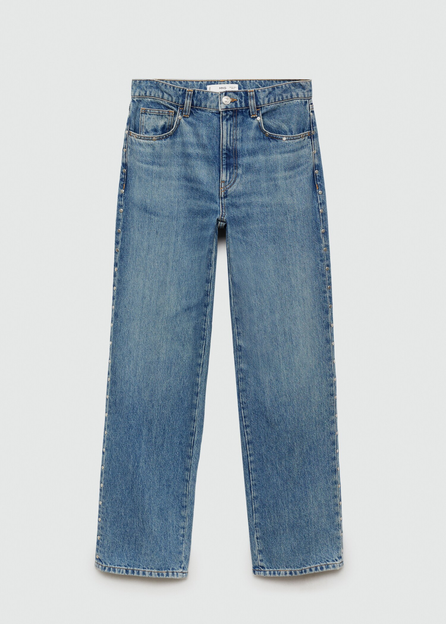 Billie jeans with decorative studs | MANGO (US)