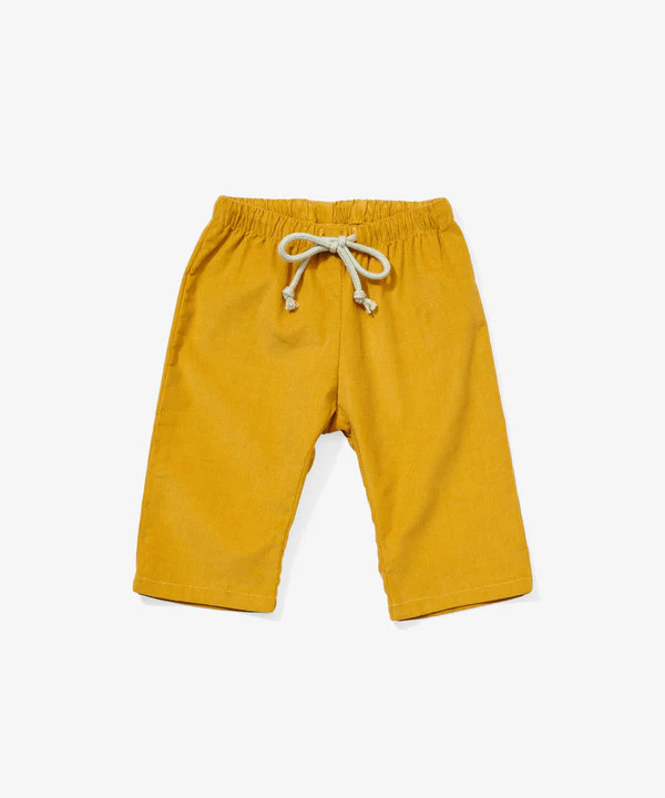 Bowie Baby Pant, Mustard Corduroy | Oso & Me