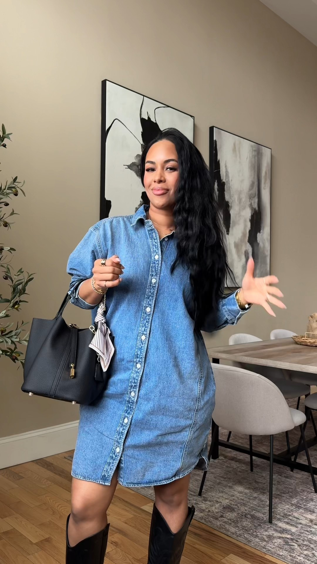 Toddler Mom Outfit 👖 Here’s a simple outfit idea that you can wear this spring that is practical yet effortless, chic, and comfortable. I have worn this denim dress multiple times by just switching the shoes and accessories to church, running errands, and even play dates with my kids🤍💙 plus, you can transition into a date night look SO easily 


#LTKStyleTip #LTKFindsUnder100 #LTKMidsize