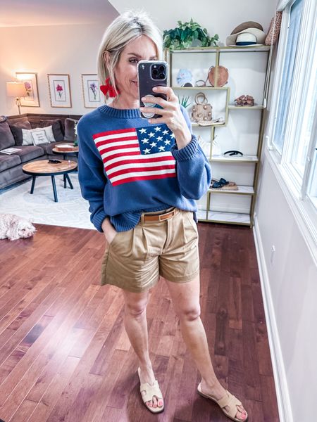 Comment LINK for all the details and to shop!

Old Navy find! Run 🏃🏽‍♀️, don’t walk if you want this Old Navy Americana sweater … it’s back in stock but selling quickly! I snagged both colors and styled it several ways for inspo! 

✨It’s made from lightweight 100% cotton yarn and knitted beautifully. For reference, I’m wearing a small in white and medium in blue. 

Patriotic outfit, flag sweater, 4th of July outfit, Americana 

#LTKSaleAlert #LTKSeasonal #LTKOver40