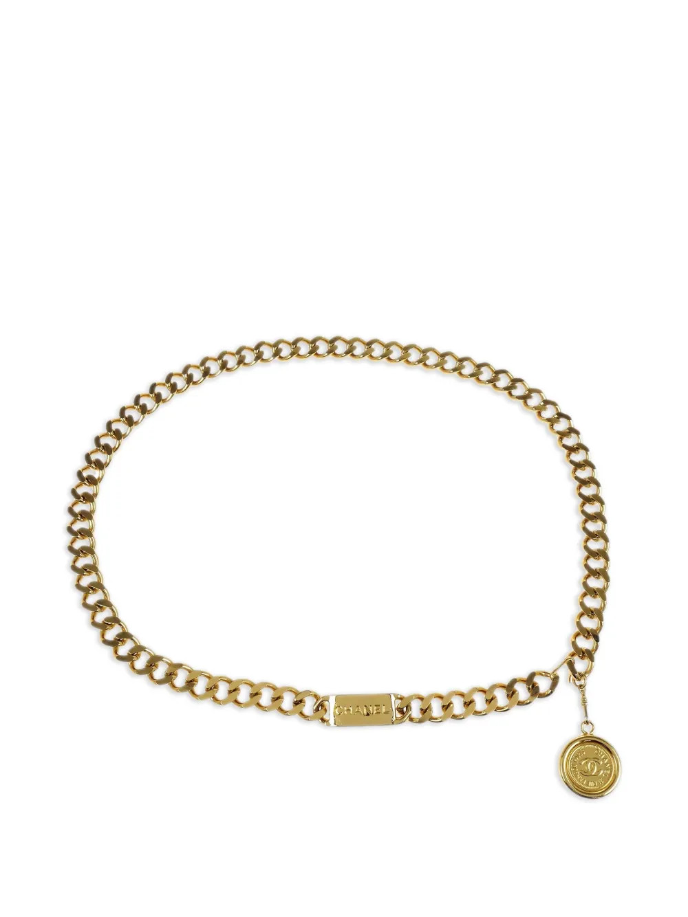 CHANEL Pre-Owned 1994 chain-link Belt | Gold | FARFETCH DE | Farfetch Global