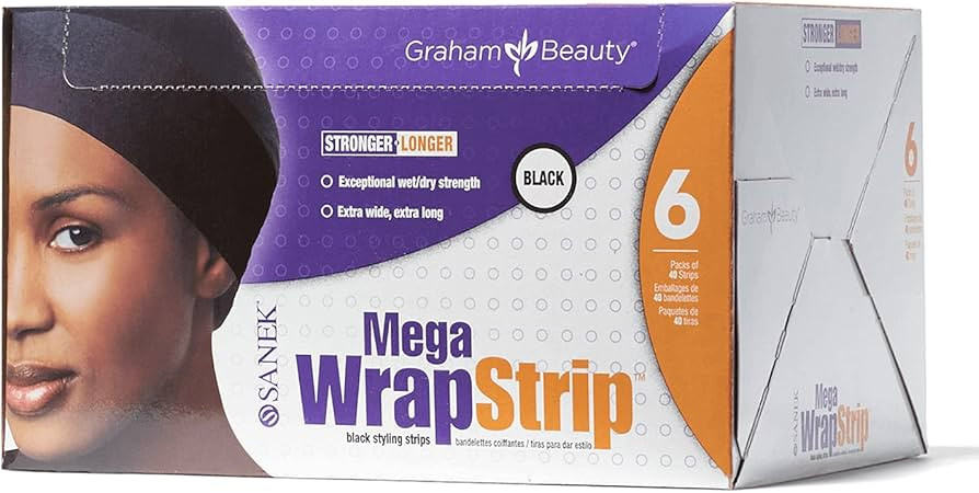 Mega Wrap Strip Refills Black, 6 packs of 40 strips | Amazon (US)