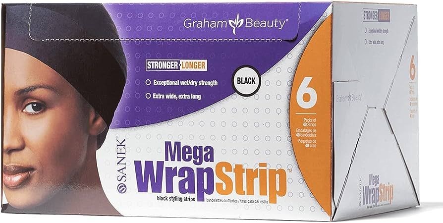 Mega Wrap Strip Refills Black, 6 packs of 40 strips | Amazon (US)